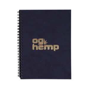 A5 Hemp Soft Cover Wiro Binding Notebook