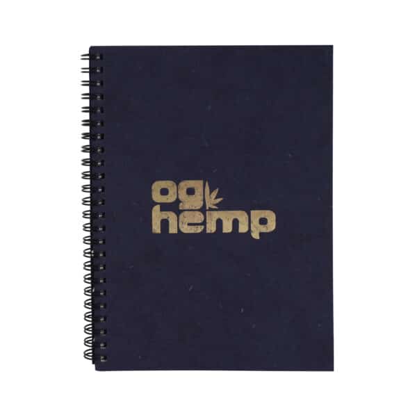A5 Hemp Soft Cover Wiro Binding Notebook