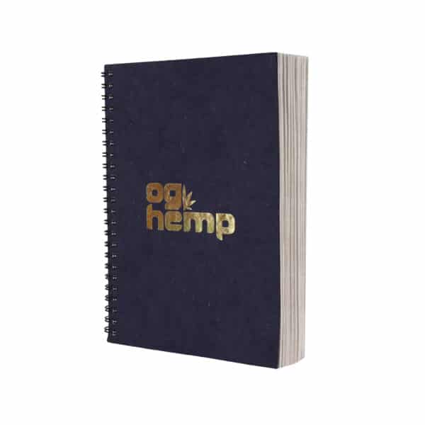 A5 Hemp Soft Cover Wiro Binding Notebook