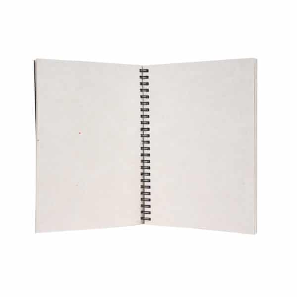A5 Hemp Soft Cover Wiro Binding Notebook