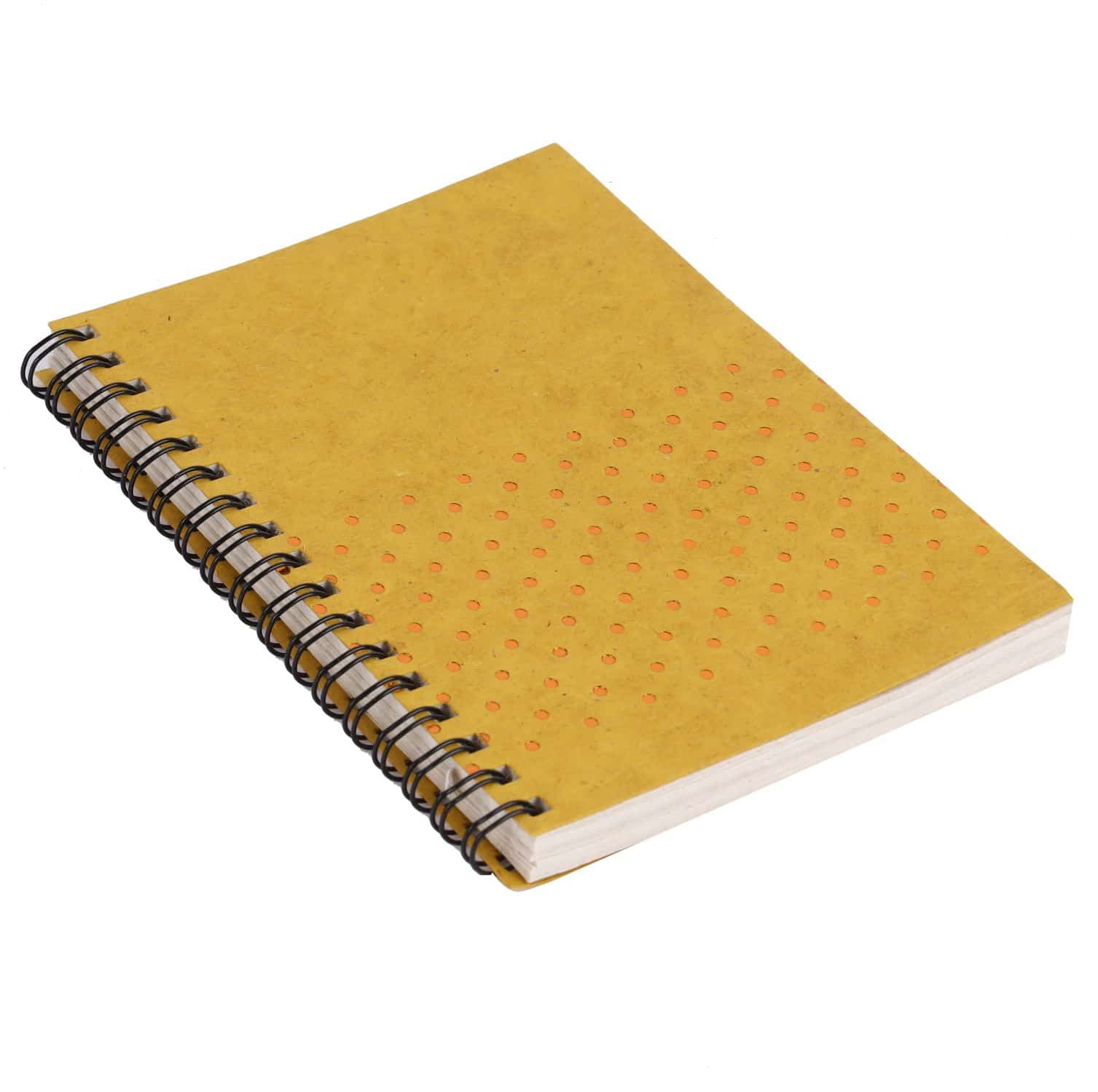 A5 Hemp GoldFoil Debossed Wiro Diary