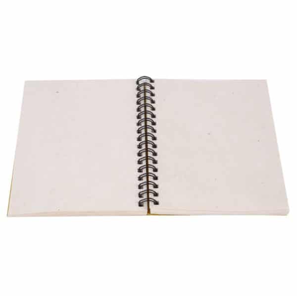 A5 Hemp GoldFoil Debossed Wiro Diary