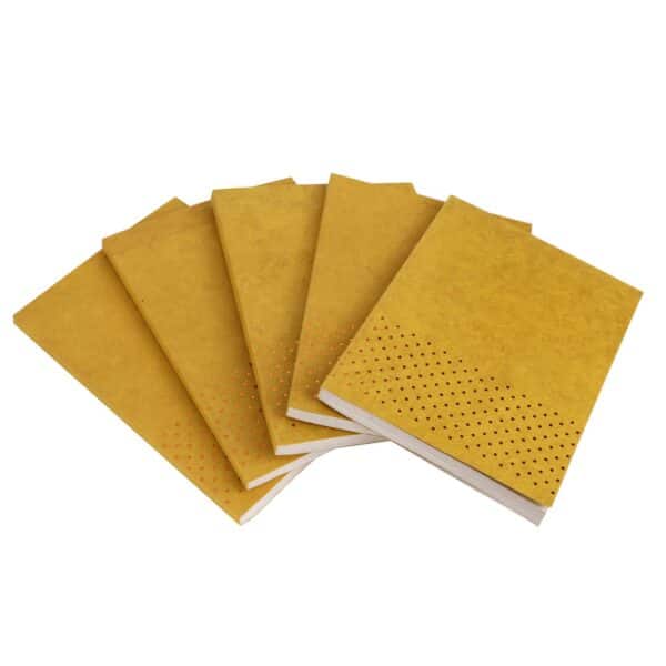 A6 Hemp GoldFoil Debossed Diary