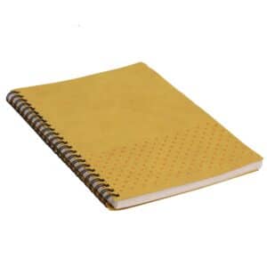 A6 Hemp GoldFoil Debossed Wiro Diary