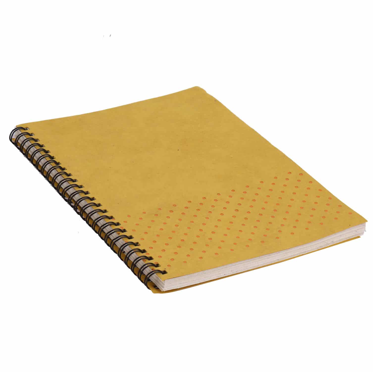 A6 Hemp GoldFoil Debossed Wiro Diary