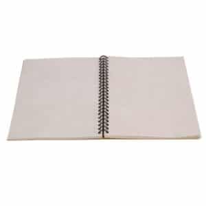 A6 Hemp GoldFoil Debossed Wiro Diary
