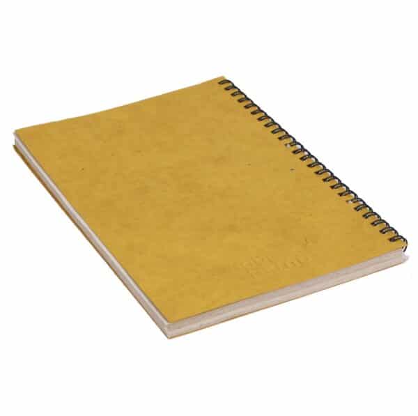 A6 Hemp GoldFoil Debossed Wiro Diary