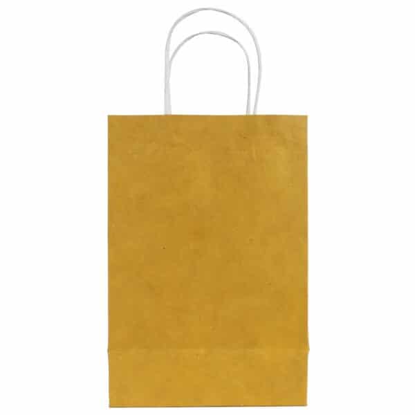 Hemp Paper Plain Twisted Bag