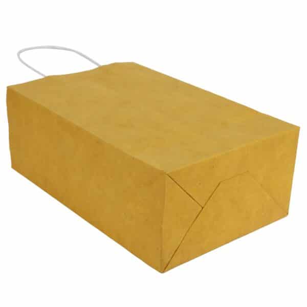 Hemp Paper Plain Twisted Bag