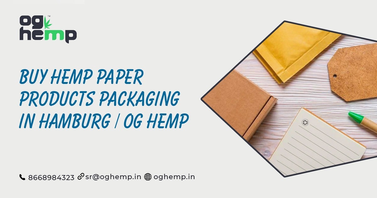 Buy Hemp Paper Products Packaging in Hamburg