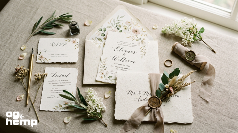 Handmade Paper Envelopes & Custom Liners for Luxury Wedding Stationery