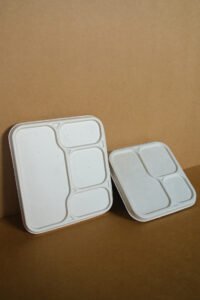 Leak-Proof Sealable Hemp Pulp Meal Trays (Pack of 200)